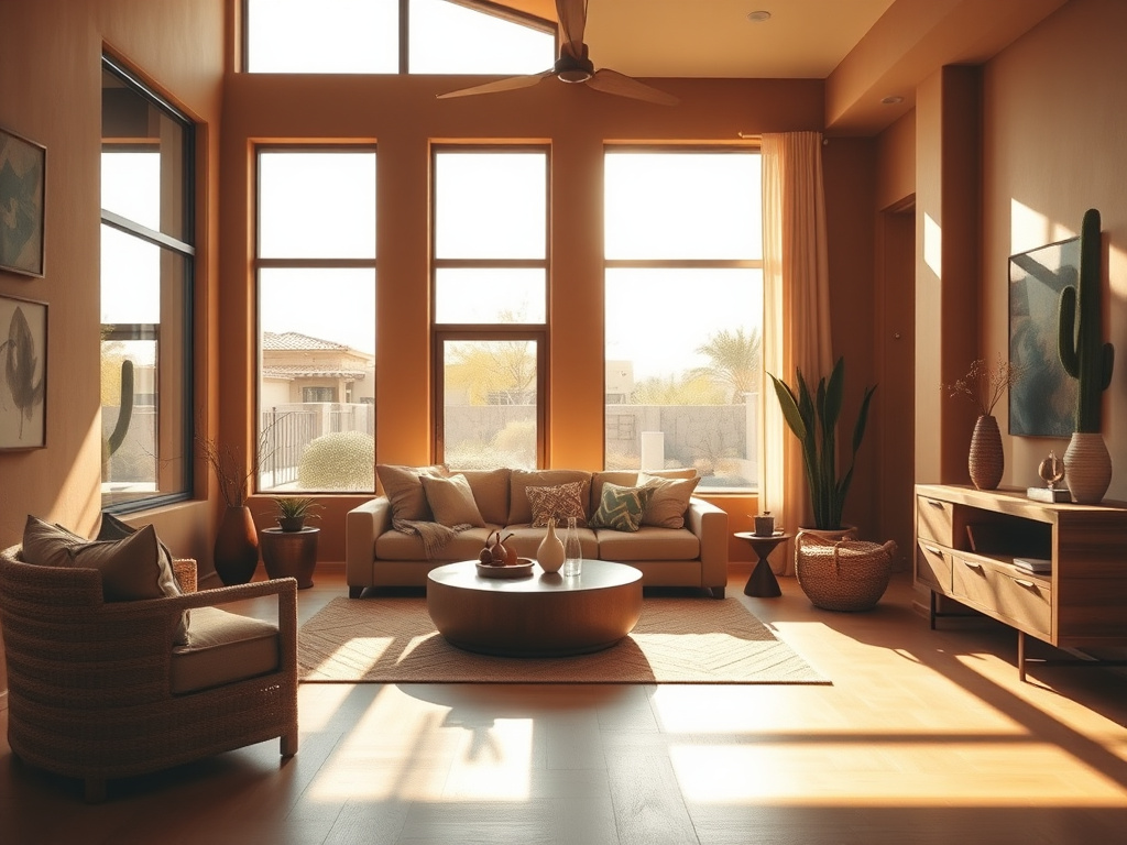 Cool, energy-efficient Queen Creek Arizona home interior